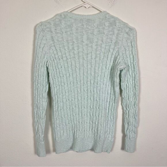 Vineyard Vine Knit Crew Neck Sweater- Mint Blue- Size XSmall - Picture 4 of 4